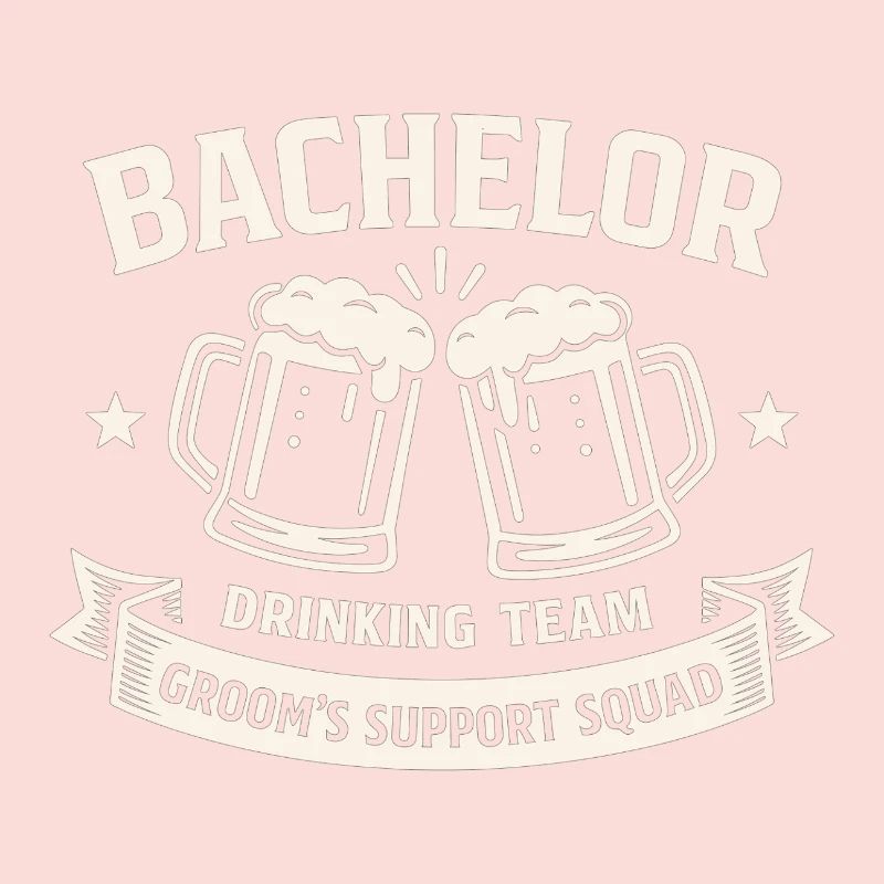 Bachelor Drinking Team - JGA Groom Support Squad
