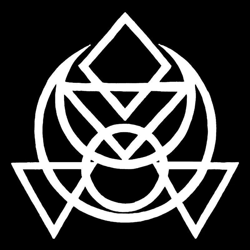 White Egyptian Esoteric Symbol