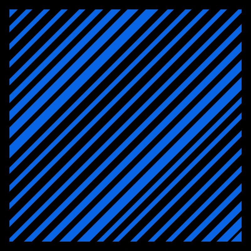 Graphic lines with diagonal stripes L blue