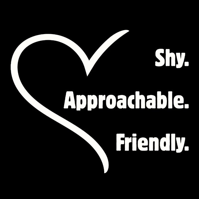 Flirteurs introvertis timides amicaux accessibles