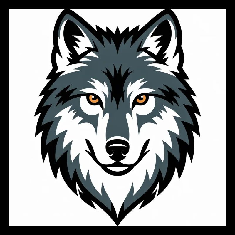 Wolf Graphic Emblem