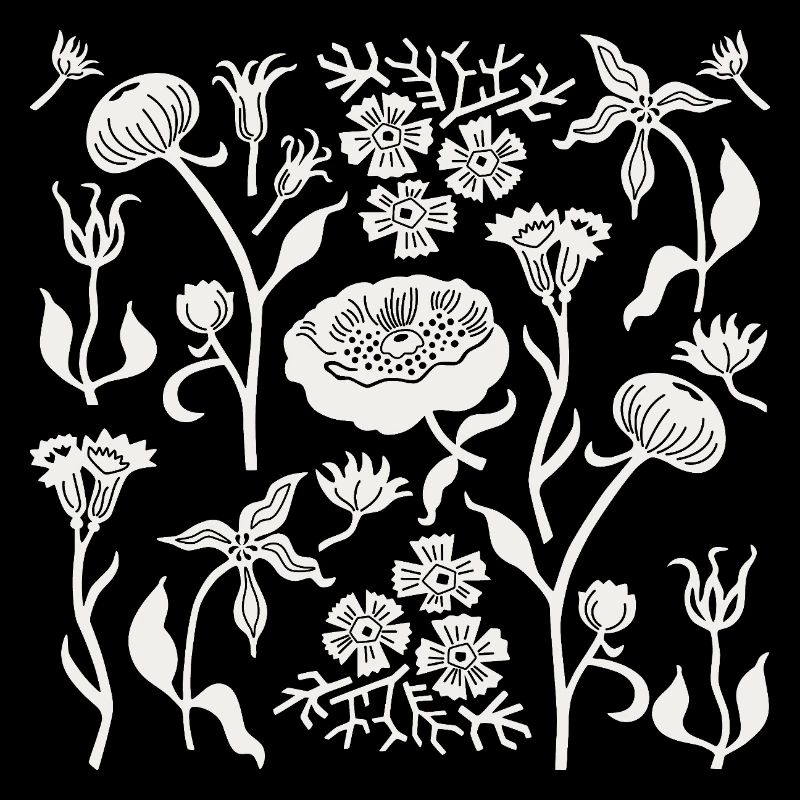 Peonies Forever L Botanical Peonies L White Ecru
