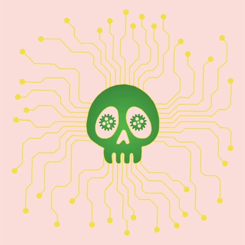 Microprocessor skull