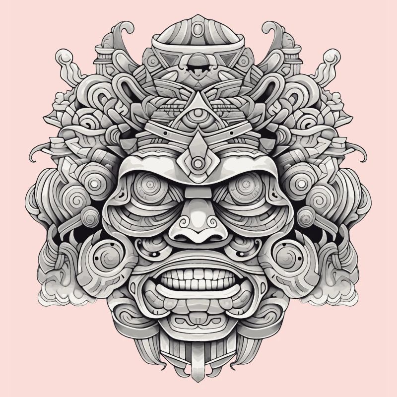 Psychedelischer Kopf