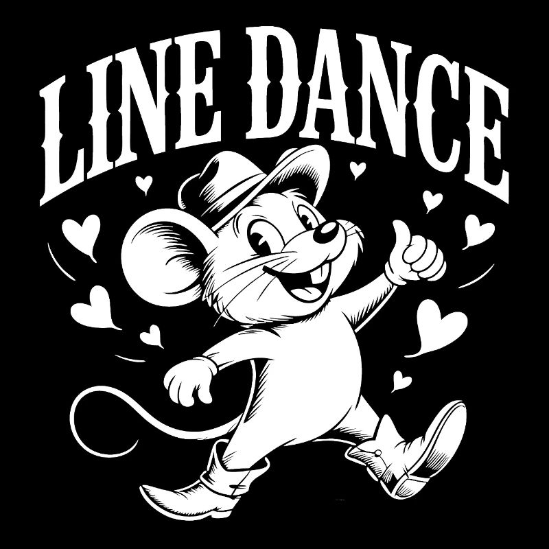 Line Dance Mouse Funny Mouse Dancing Line Dance