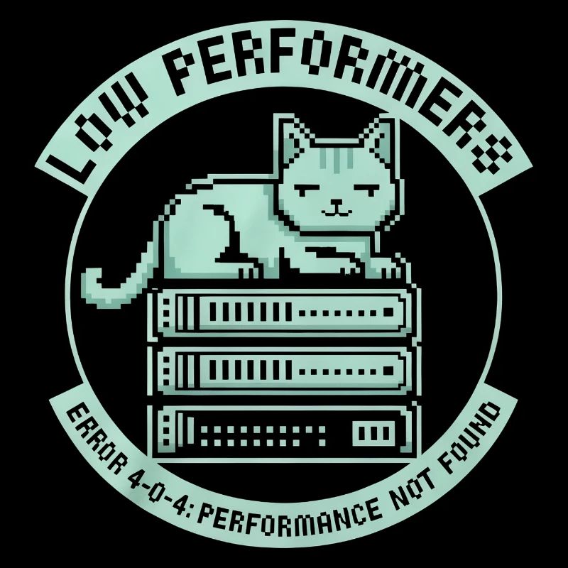 Low Performers Cat Server Pixel Art