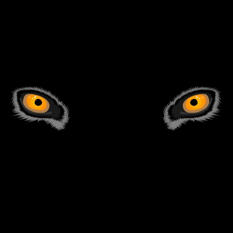 Yellow Deep Wolf Eyes