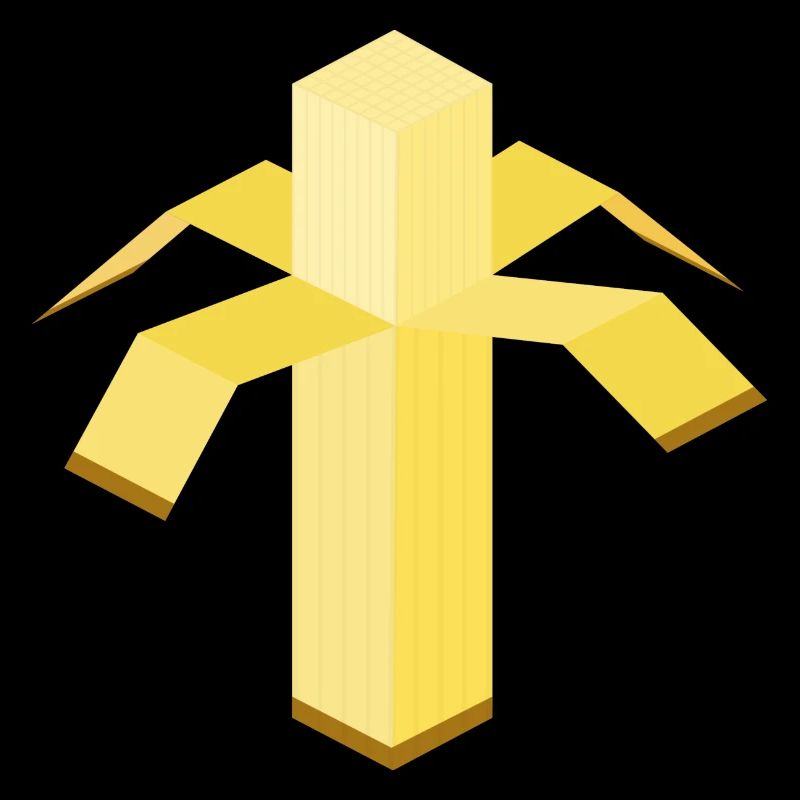représentation abstraite d'une banane