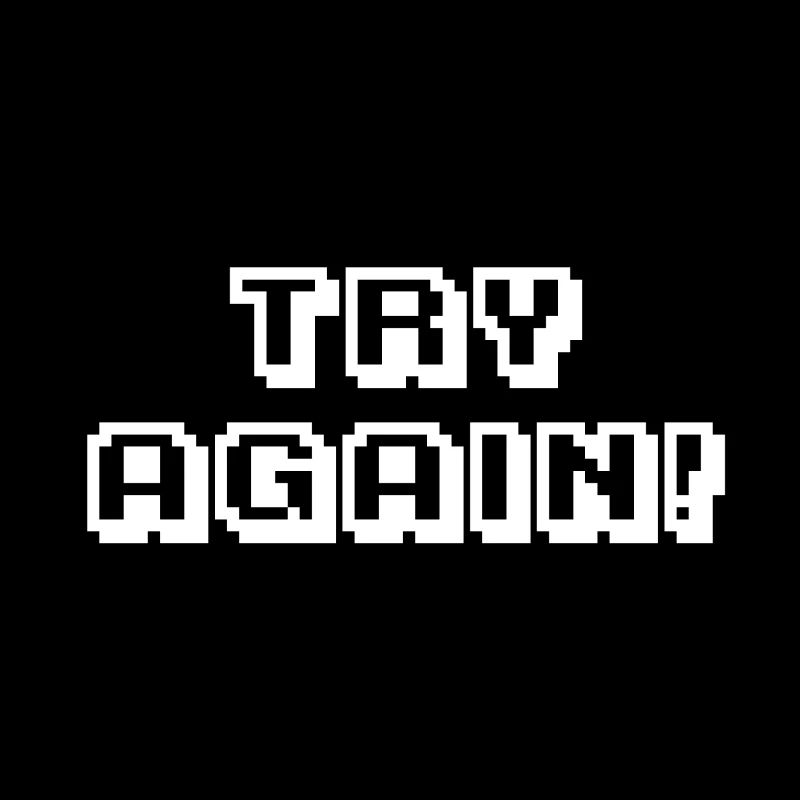 Arcade Try Again weiß