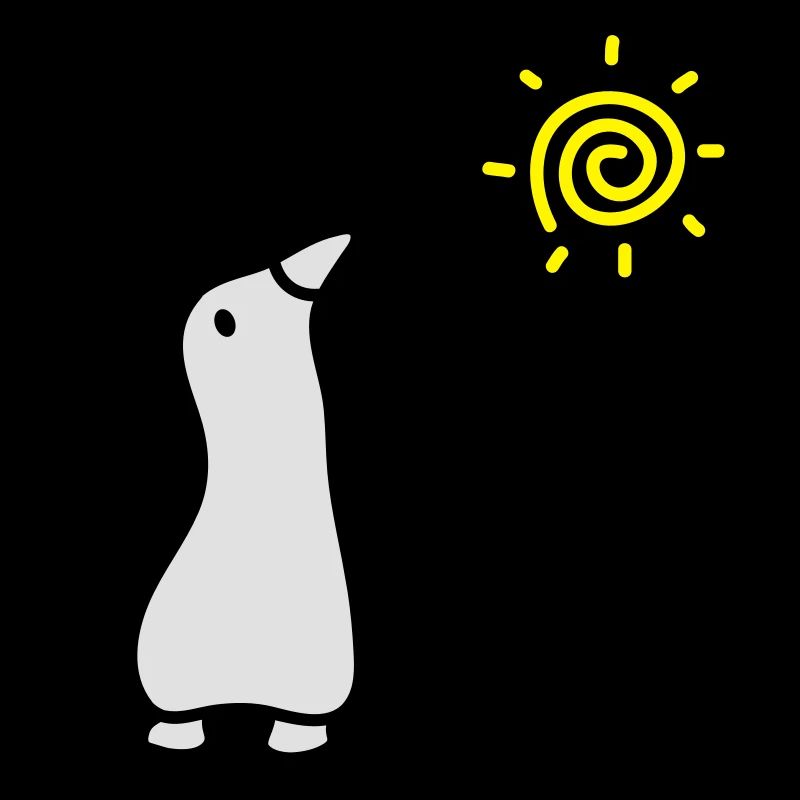 Penguin + sun