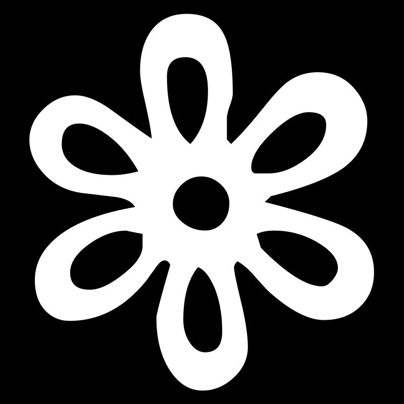 Ornament oder weisse Blume (Vectorgraphic)