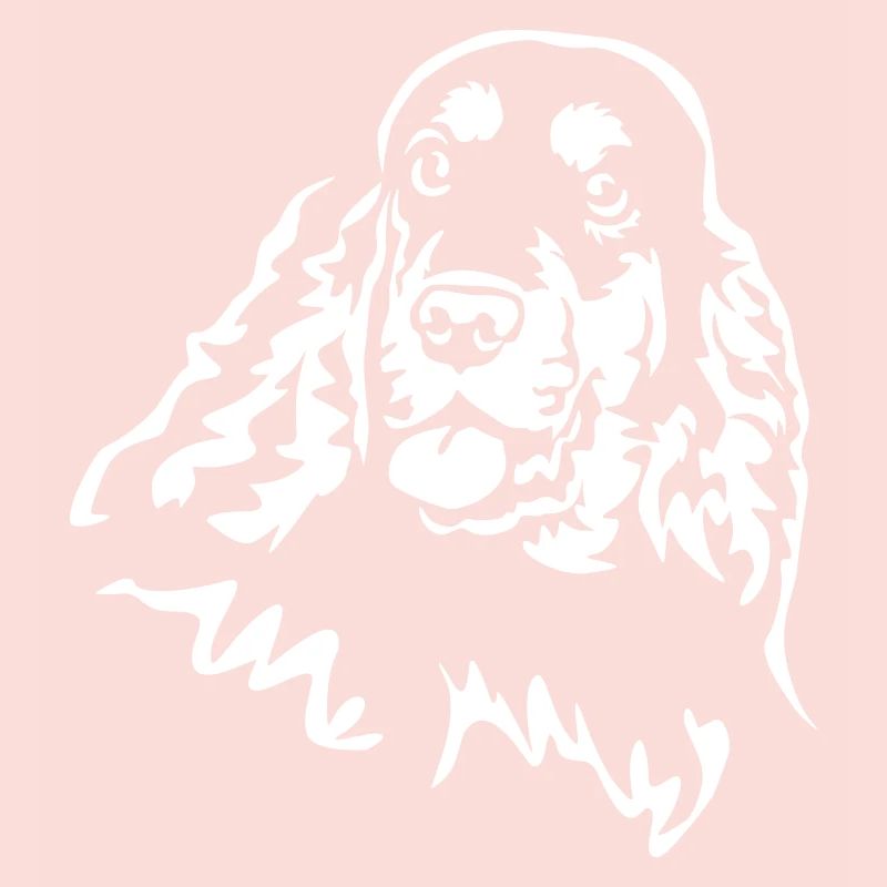 Cocker Spaniel Head "Black Edition"