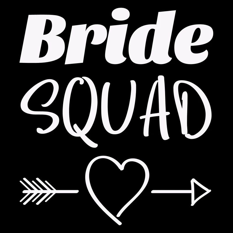 Braut Squad Herz Pfeil