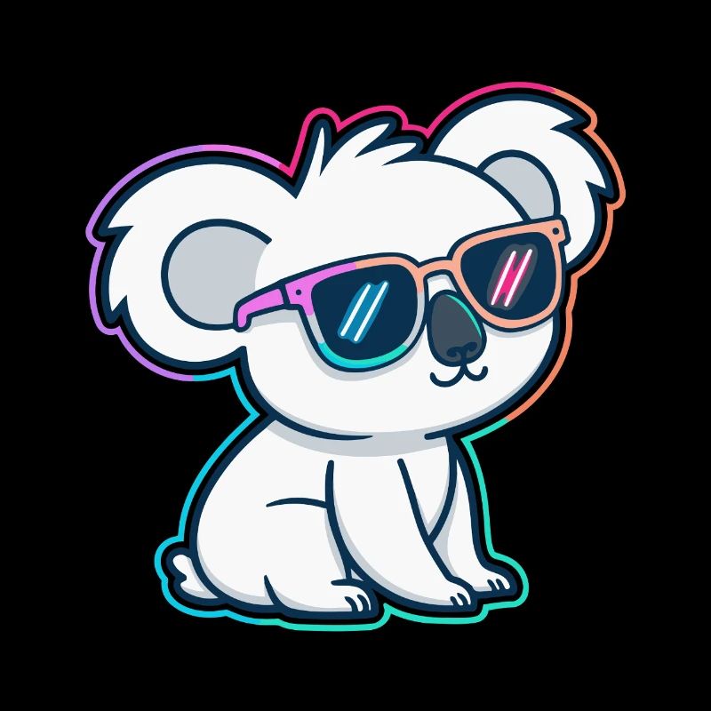 Koala neon glasses
