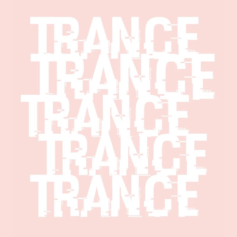 Trance Typographic Pattern