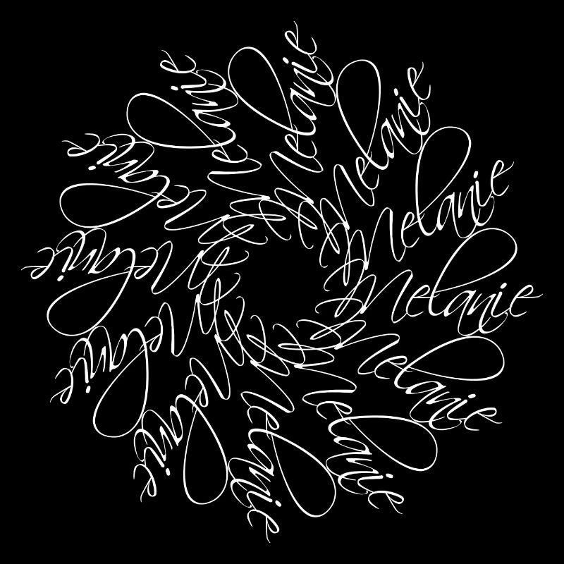 Melanie Name Mandala