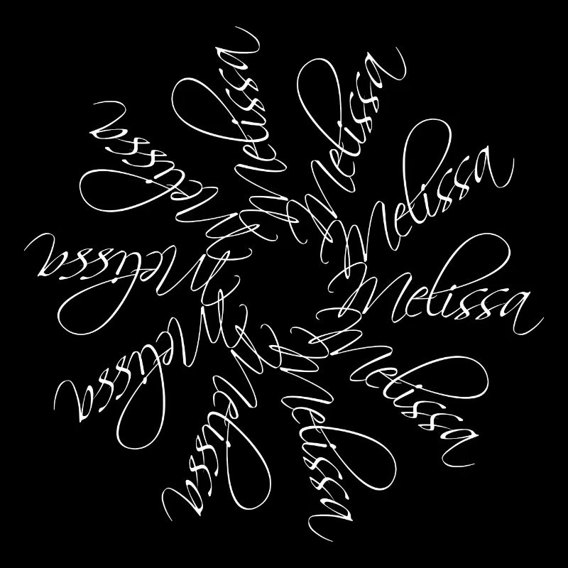 Melissa Name Name Mandala