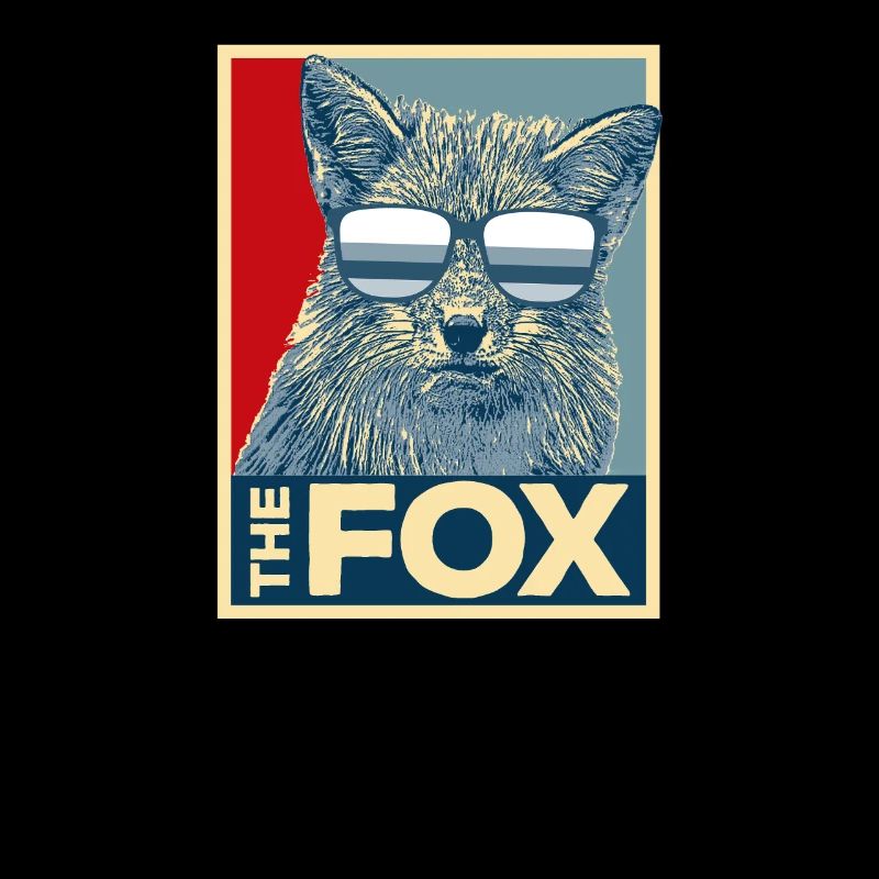 Animaux de la Fox Animaux Cool Wilderness Comic Gift