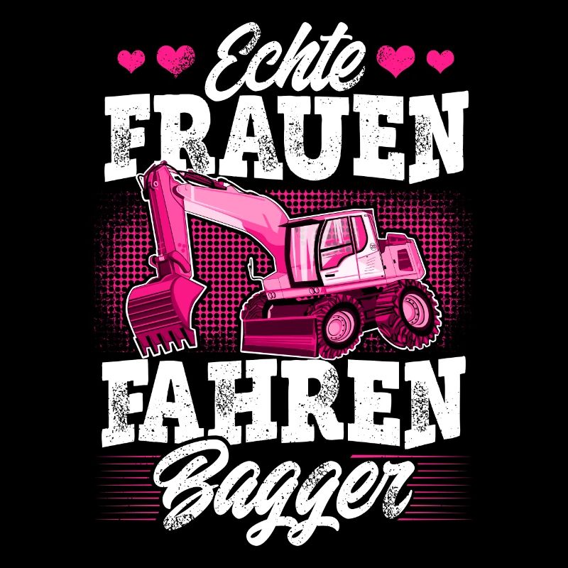 Baggerfahrerin