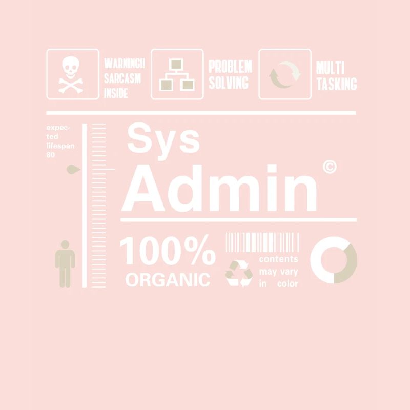 sys admin Inhalt Ironie Humor Computer Nerd pc cor