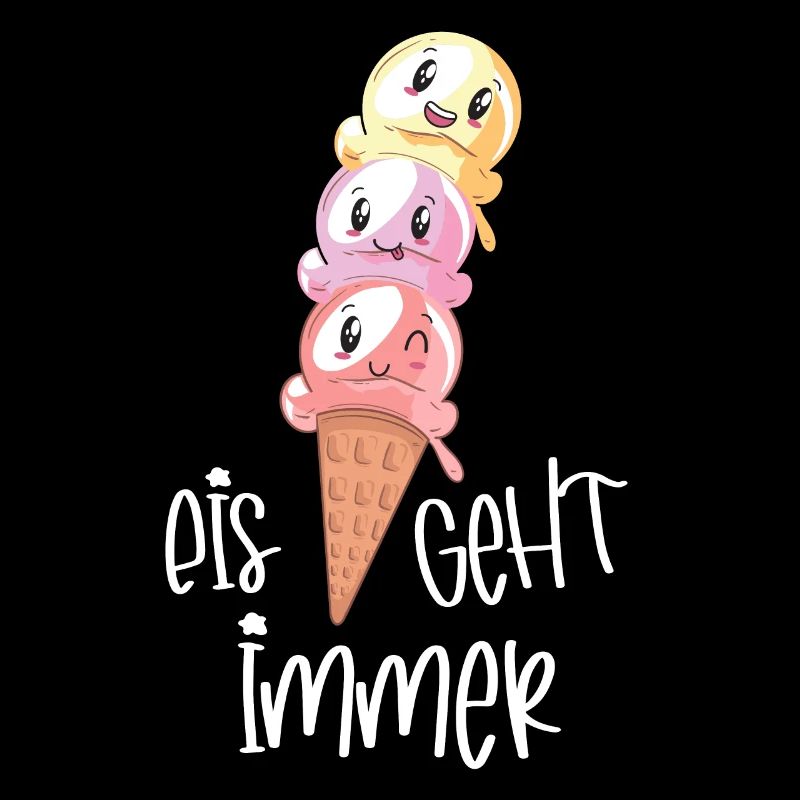 Eiscreme Lover Kawaii "Eis geht immer"