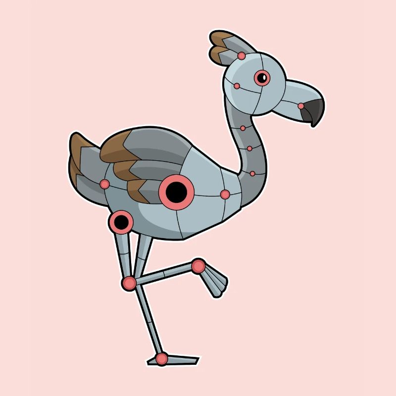 Flamingo comme robot