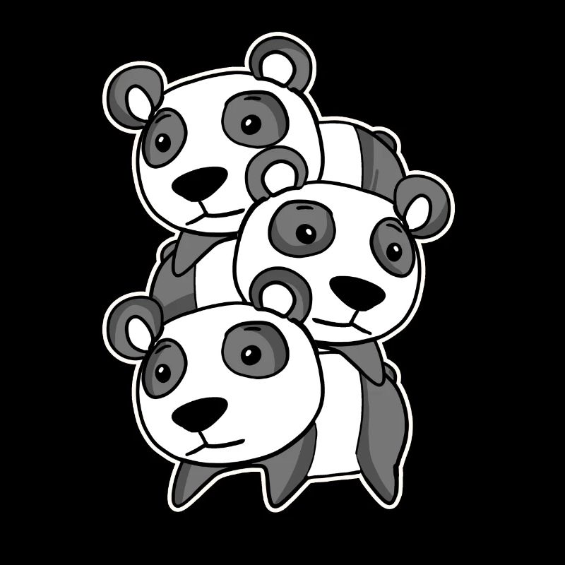 Cute pandas