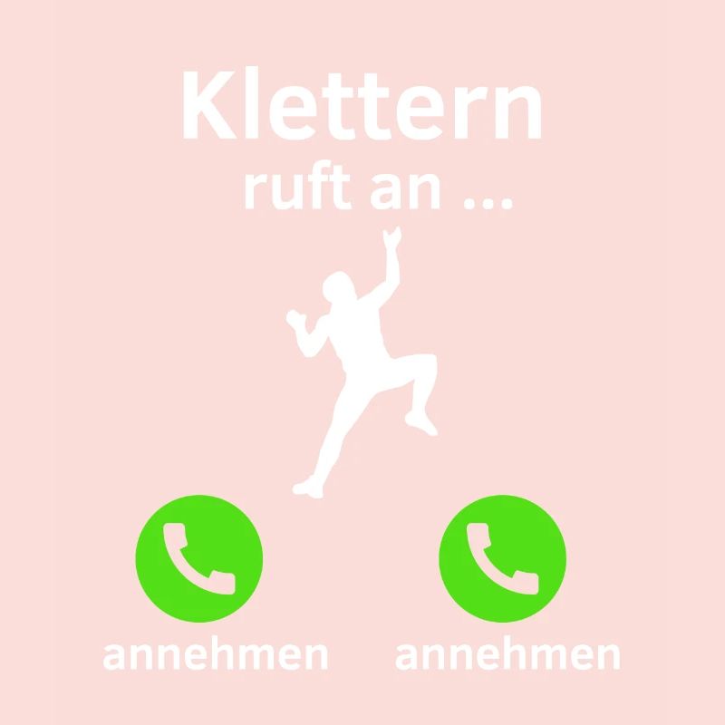 Klettern ruft an - annehmen oder annehmen?