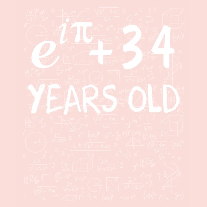 33rd birthday 33 years old Euler Identity gift