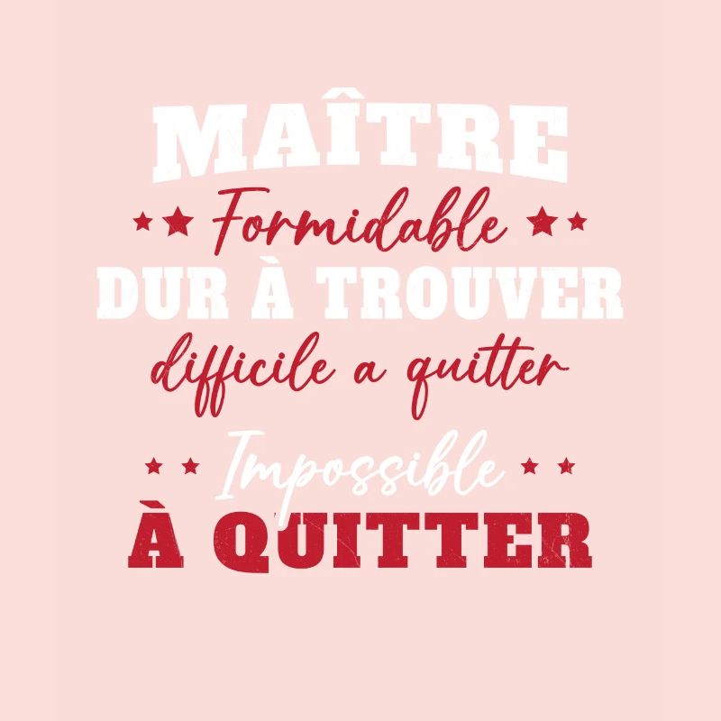 Maître formidable idée cadeau maître d'école