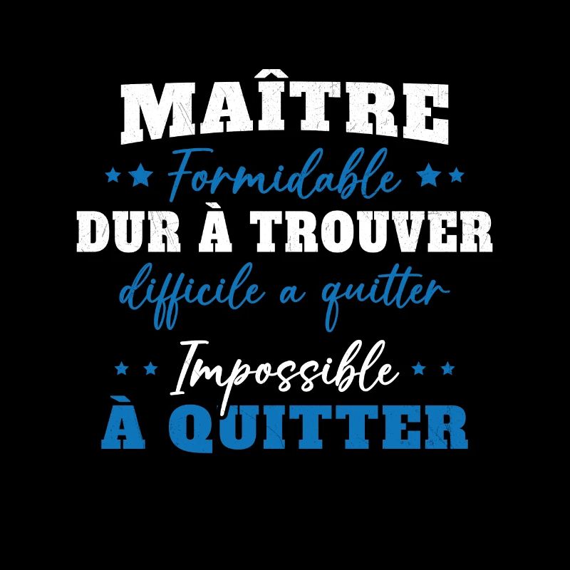 Maître formidable idée cadeau maître d'école