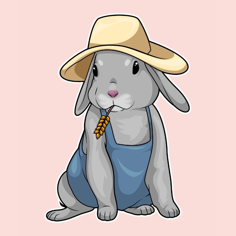 Blé éleveur de lapins
