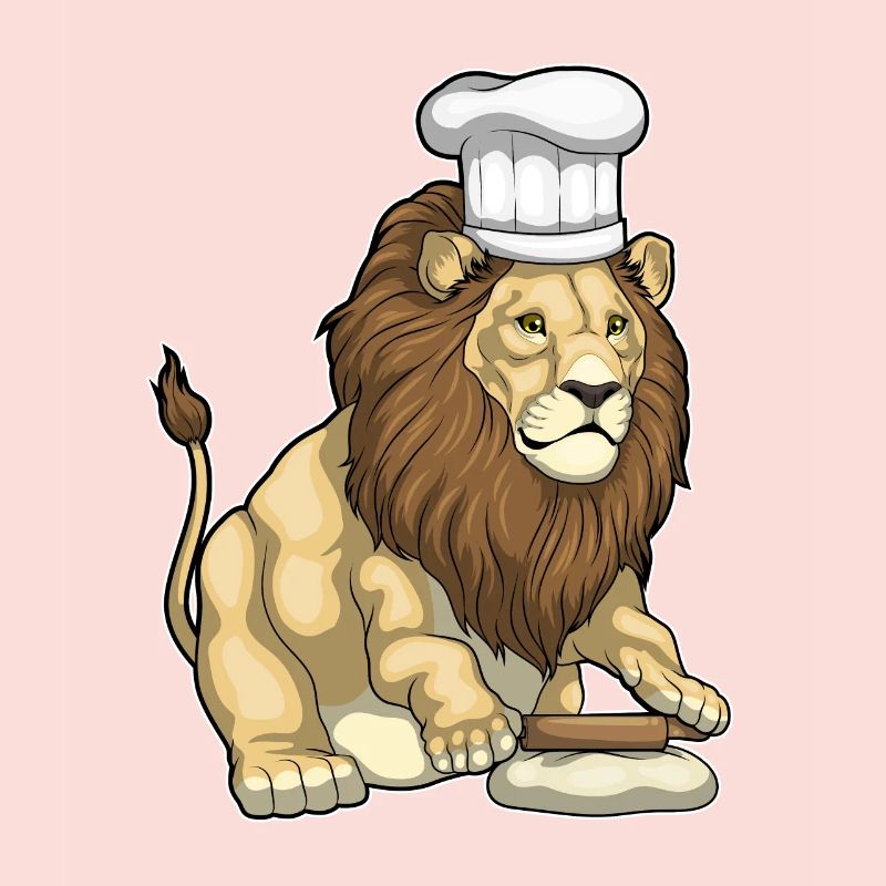 Lion Baker Rolling Pin Baking