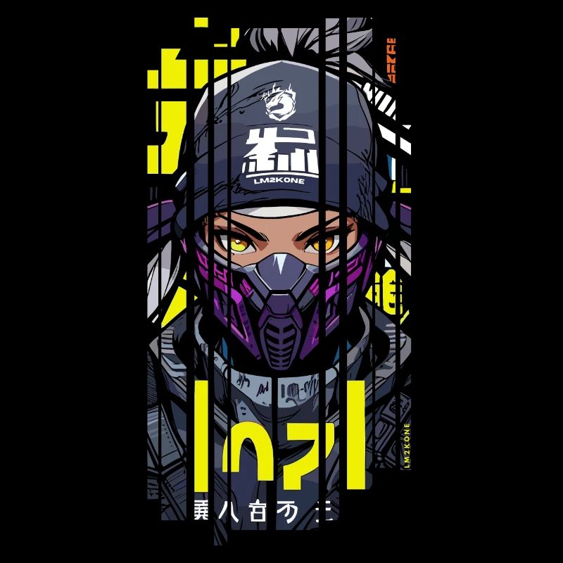Man Geometric ninja gaming
