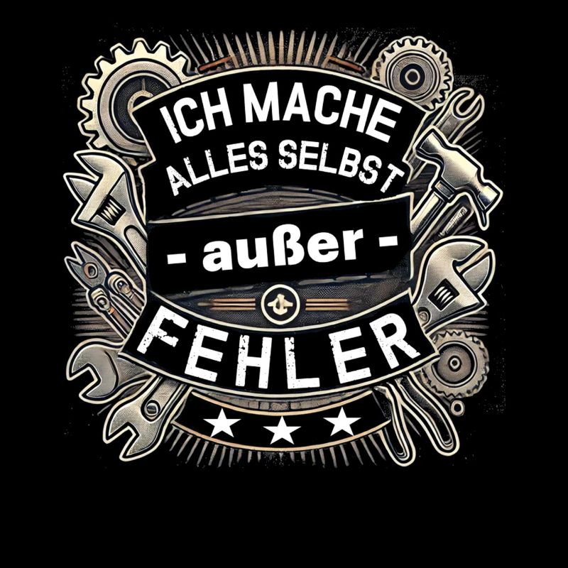 Ich mache alles selbst außer Fehler