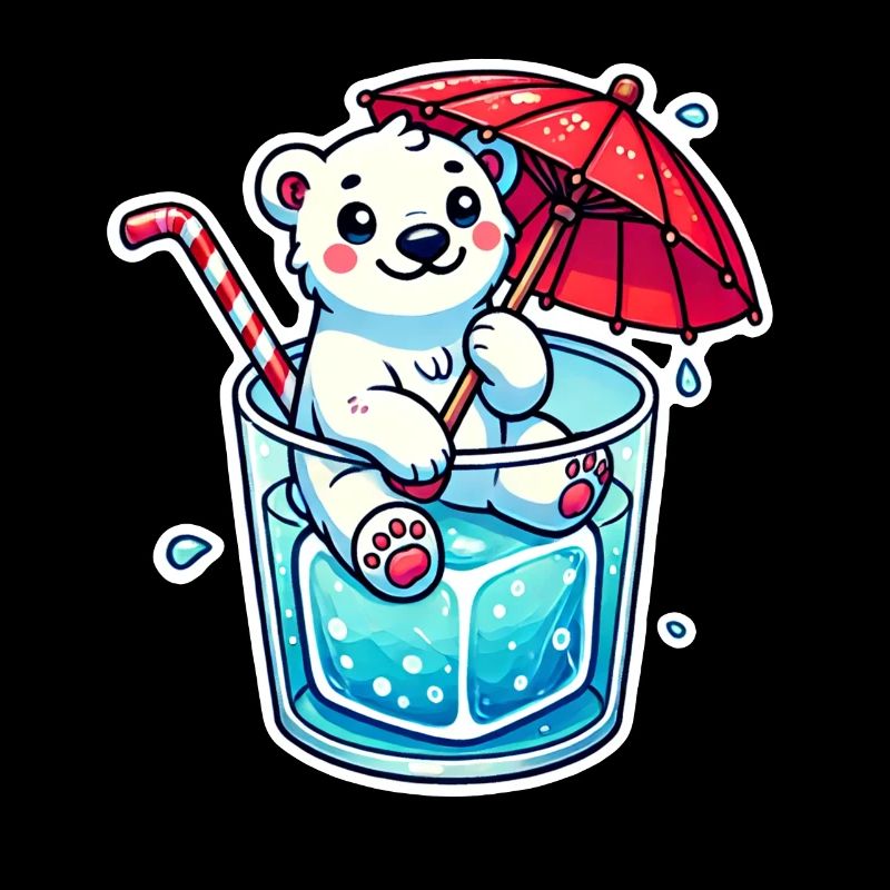 Eisbär Eiswürfel