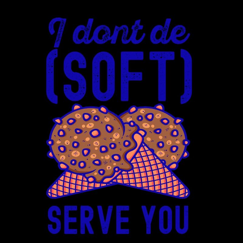 Je ne vous sers pas de crème glacée molle
