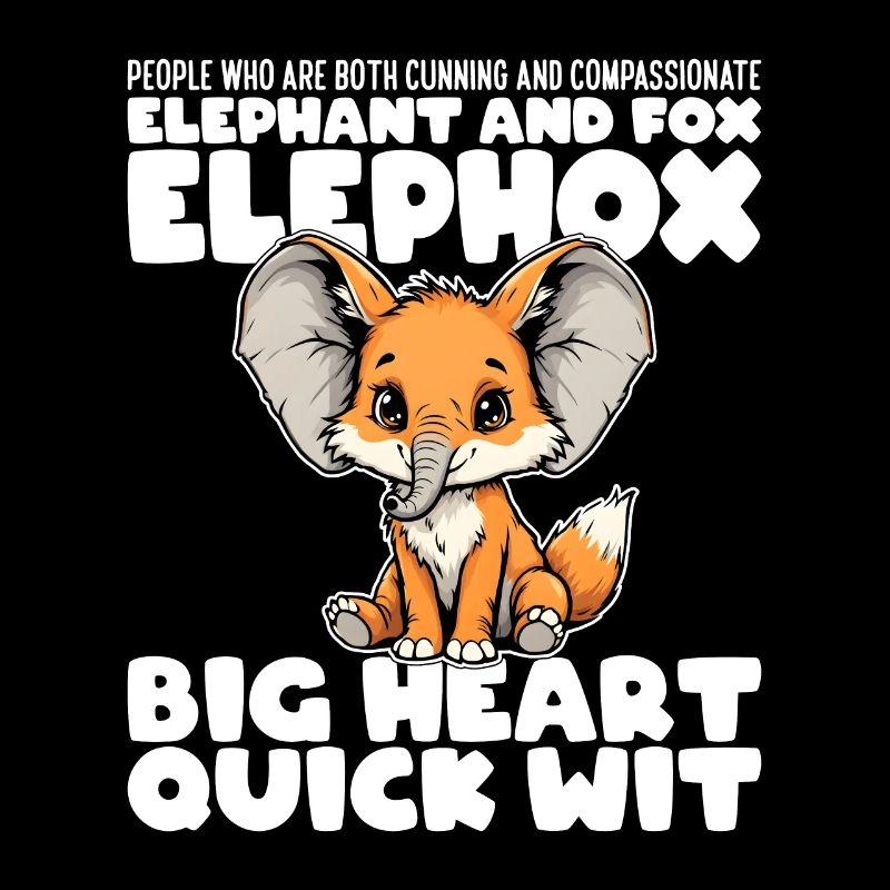 BIG HEART QUICK WIT - ELEPHANT AND FOX - ELEPHOX