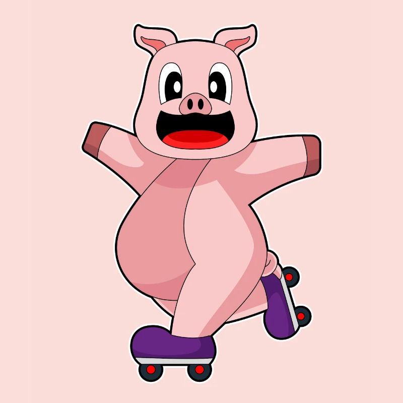 Pig Inline skating Inline skates