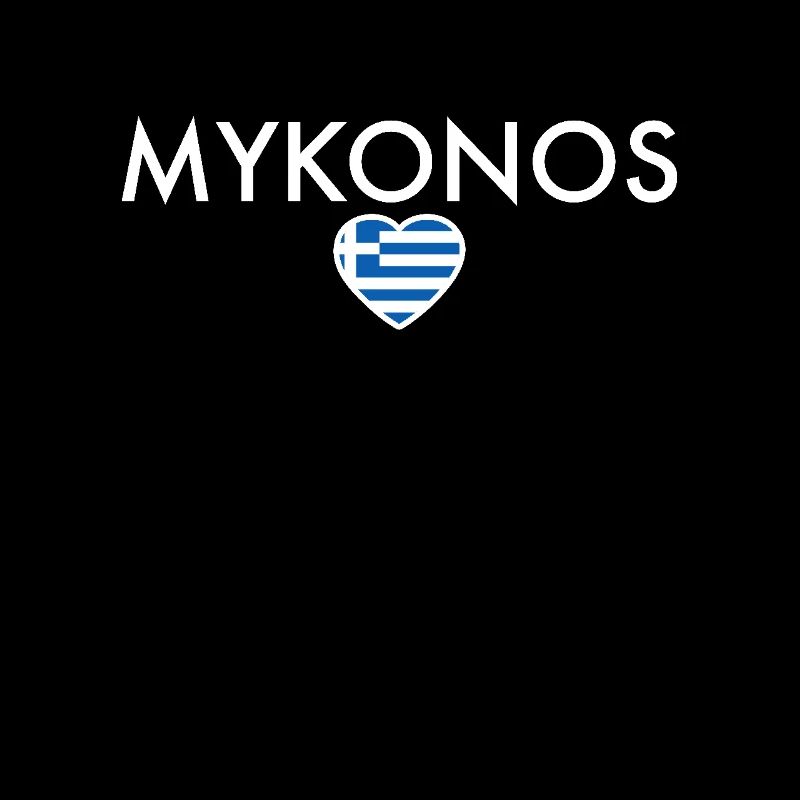 Mykonos Grèce Drapeau grec Grec