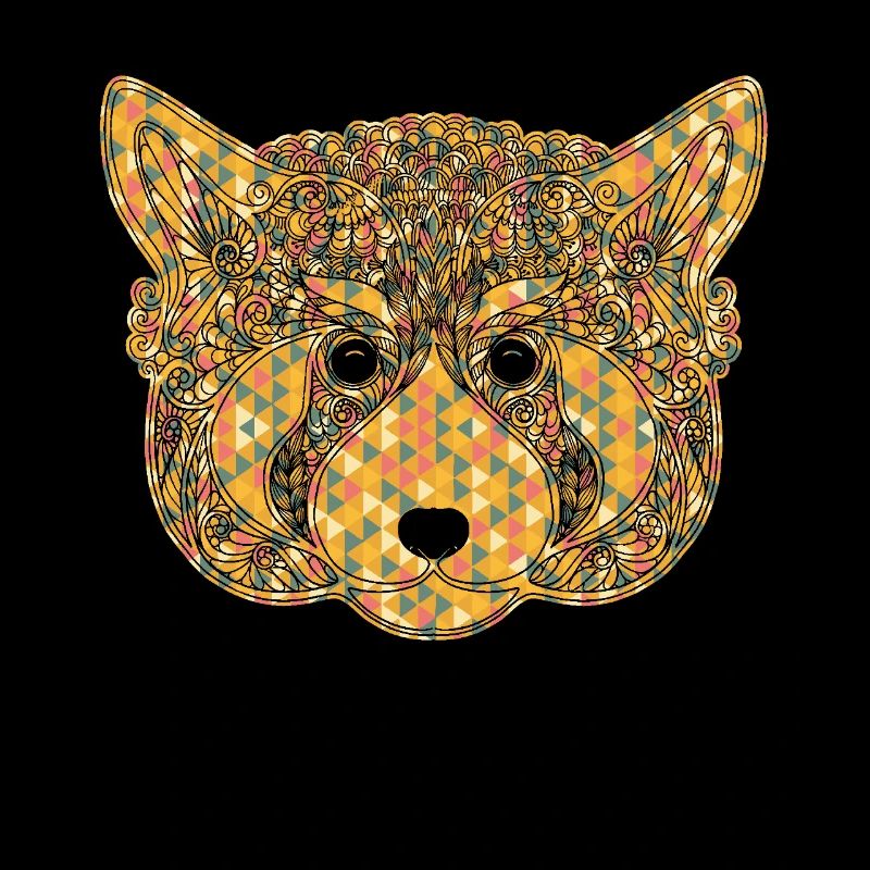 Red Panda Geometric