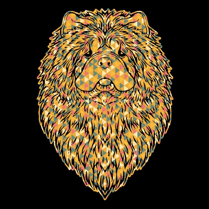 Pekingese Geometric