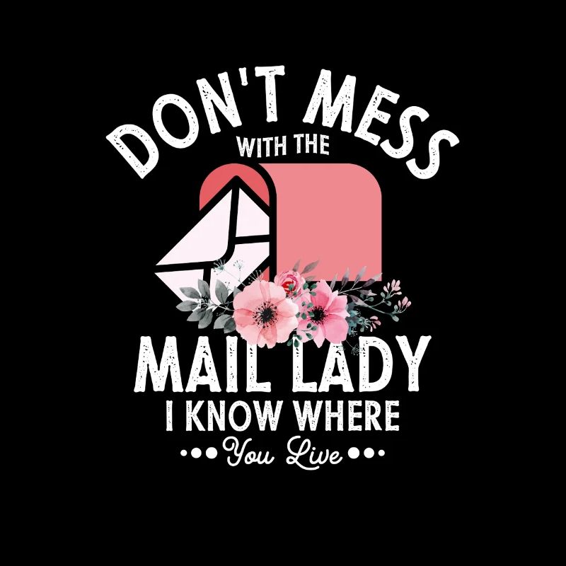 Ne plaisantez pas avec le courrier Postal Lady Postal