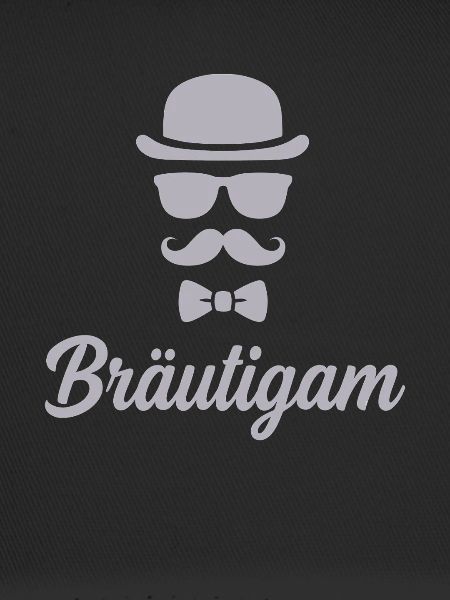 Bräutigam JGA Hut Schnurrbart