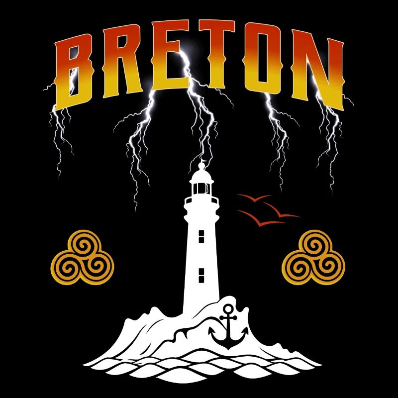 BRETON - PHARE DE BRETAGNE - ECLAIRS