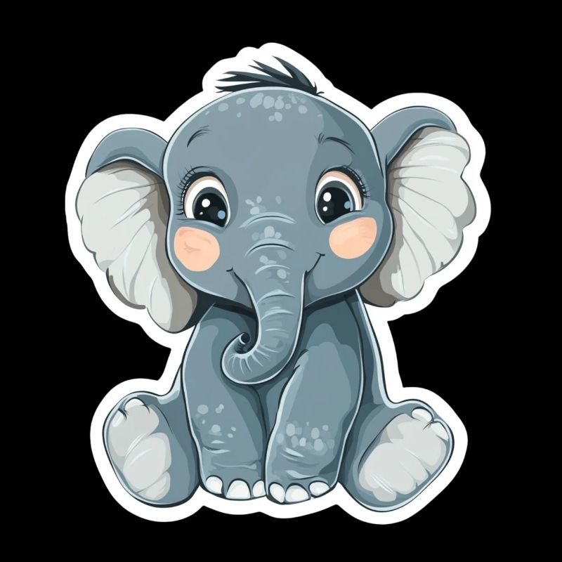 Cute elephant – gift idea for animal lovers