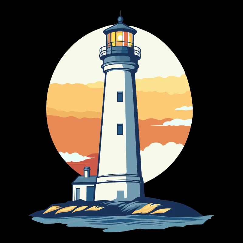 Lighthouse at sunset