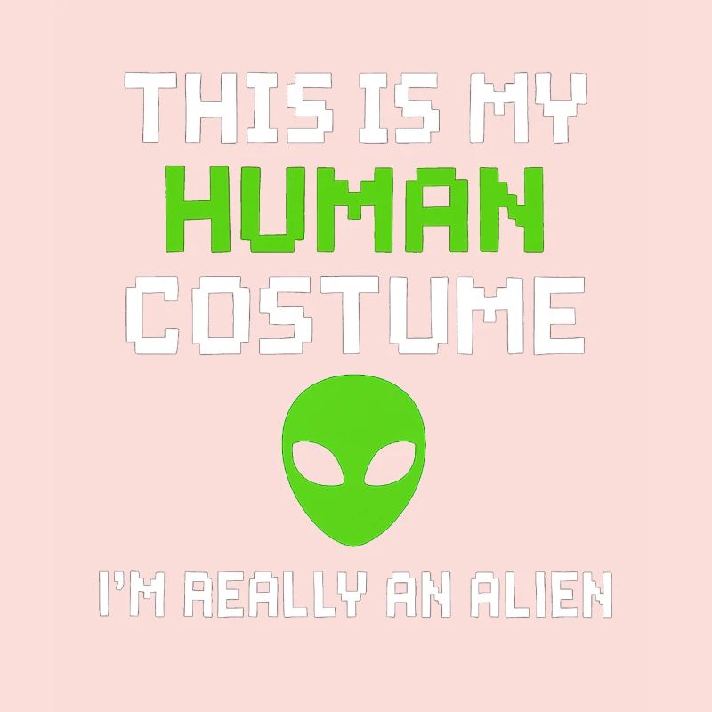 Alien Humor Kostüm Statement