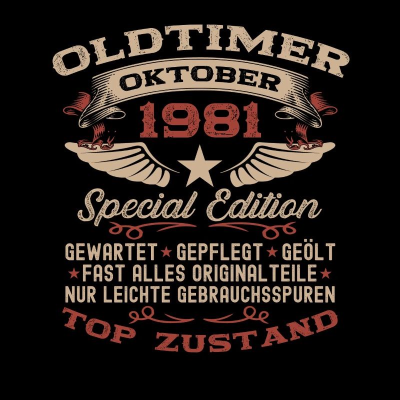44. Geburtstag Geschenk Oldtimer Oktober 1981