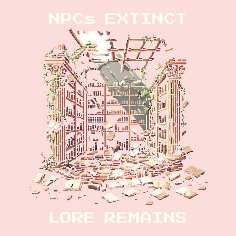 NPCs gone, lore stays | Post-apocalyptic